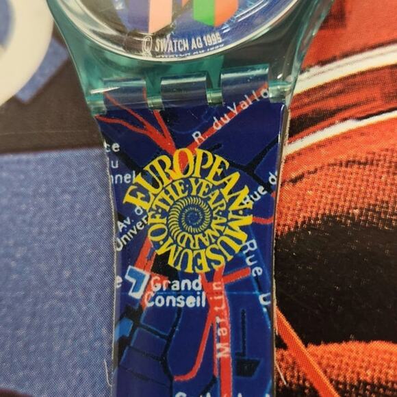 Swatch watch LAUSANNE SPECIAL GN161 1996 Olympic Specials New with new battery - Picture 3 of 9